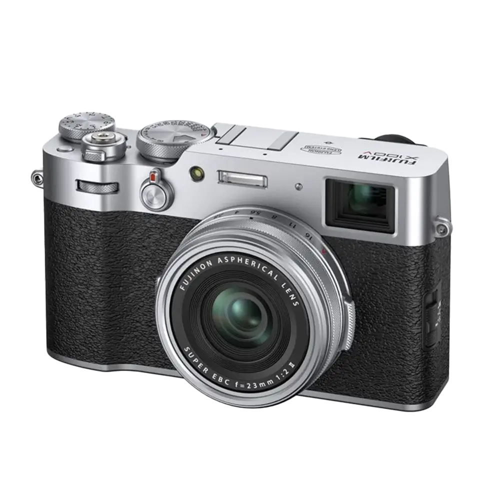 eine schwarze kamera von Fujifilm